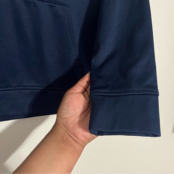 Adidas Blue Pullover Hoodie Size Medium - Picture 4 of 5